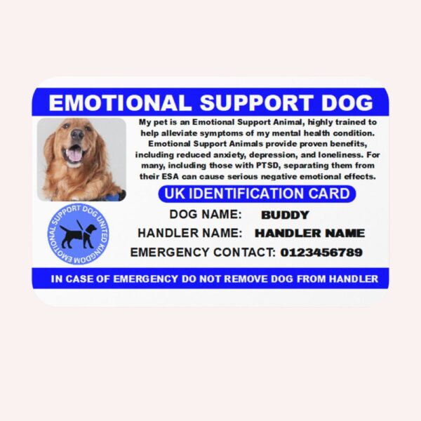 Emotional Support Dog ID Card
